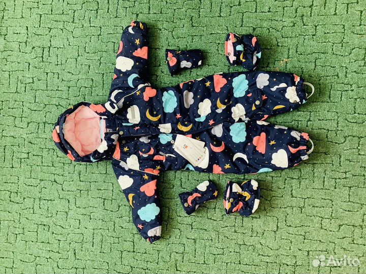 Комбинезон зимний crockid 80-86