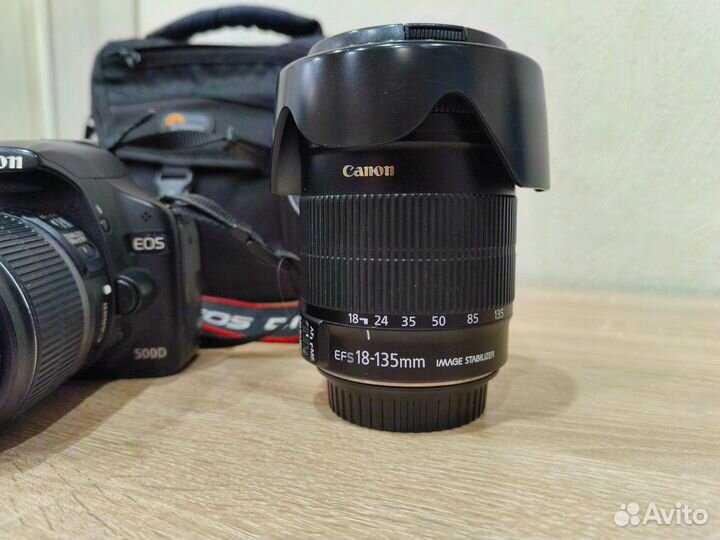 Canon EOS 500D и 2 объектива