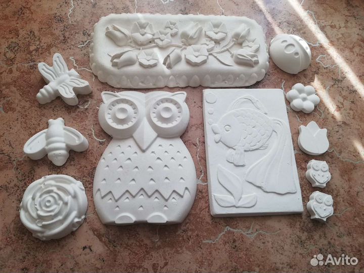 Фигурки из гипса