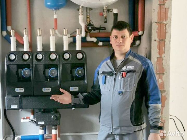 Монтаж труб водоснабжения