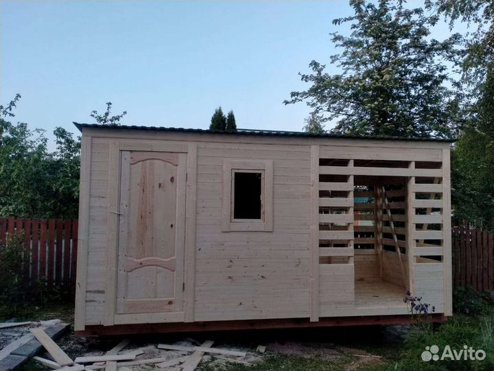 Бытовка дачная хозблоки 4х2