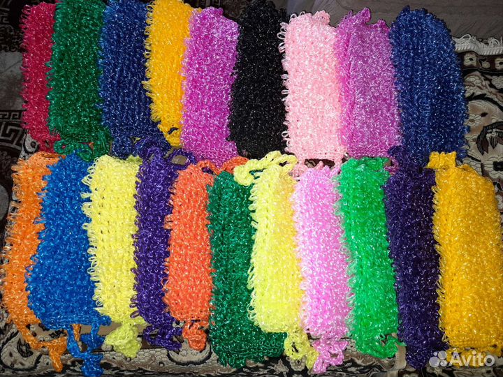 Мочалки ручной вязки