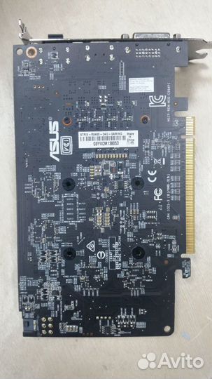 Видеокарта Asus неисправная RX460-4G