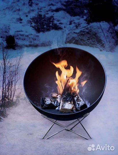 Гриль очаг уличный камин
