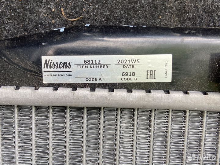 Honda accord 7 2.4 радиатор охлаждения