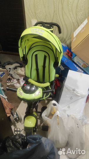 Детский велосипед с родительской ручкой