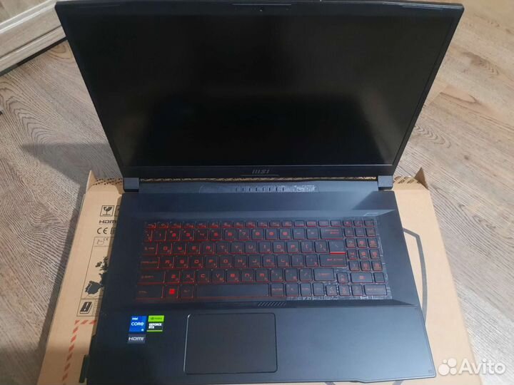 Игровой ноутбук MSI katana GF76 12UC rtx 3050