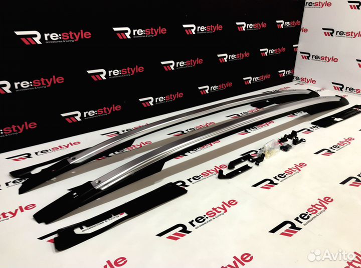 Рейлинги Honda CR-V 12-17г Серебро s1wzH1