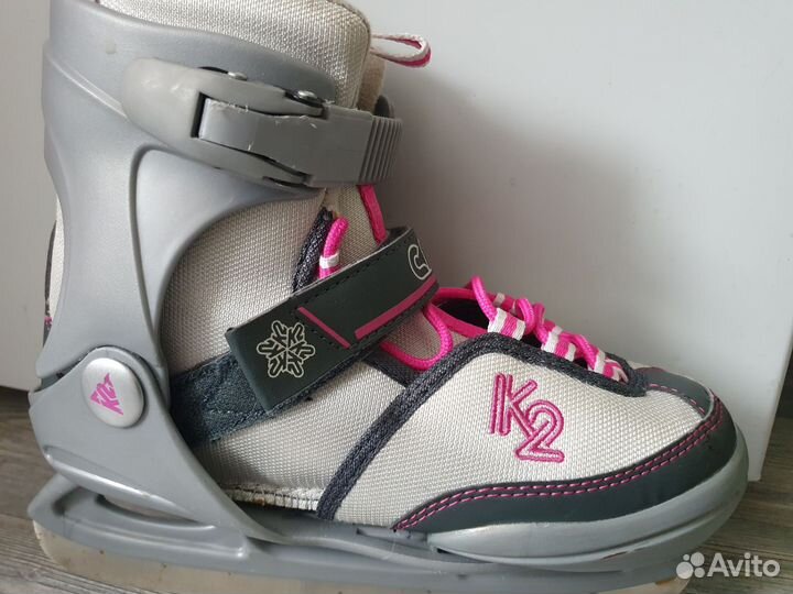 Коньки детские раздвижные K2 размер 32-37