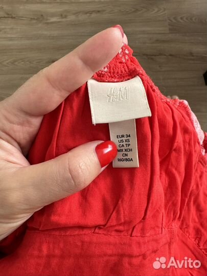 Платье миди в цветочек H&M