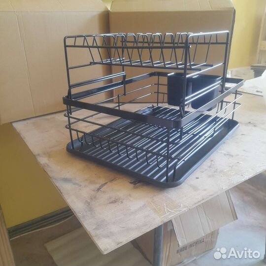 Сушилка для посуды настольная, двухъярусная,новые