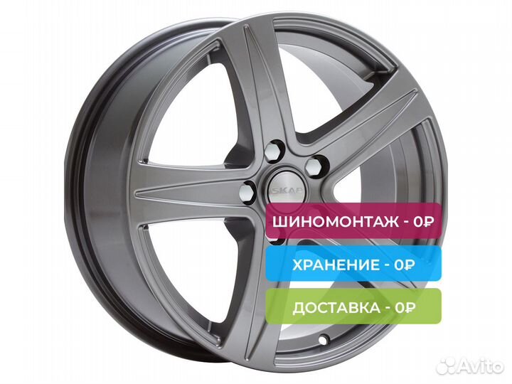 R15 5x100 6,5J ET35 D57,1 Скад Sakura Графит