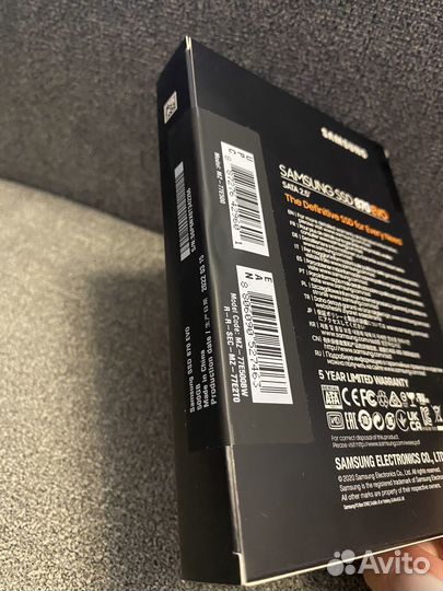 Накопитель Samsung SSD 870 EVO новый