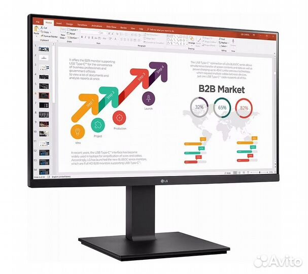 Монитор LG 23.8'' 24BP450Y-B, черный