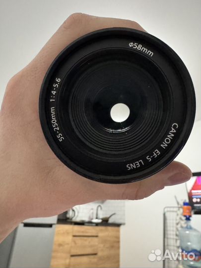 Объектив canon ef s 55 250mm
