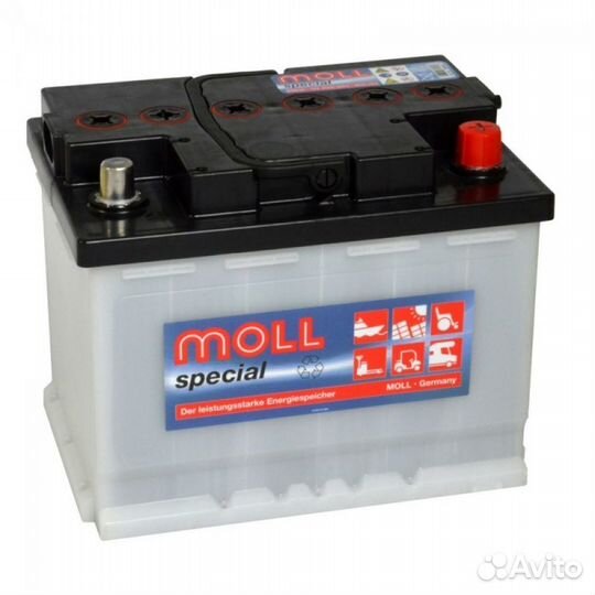 Аккумулятор 6-ст 55 Moll на Honda