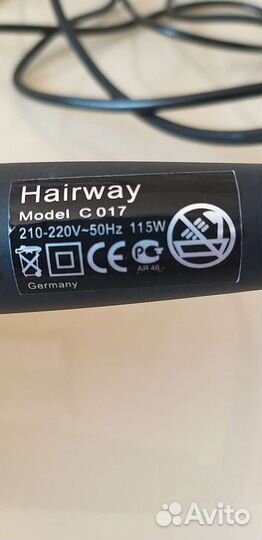 Плойка для волос hairway. Германия