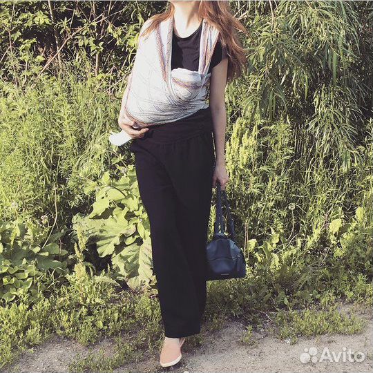 Слинг шарф изо льна