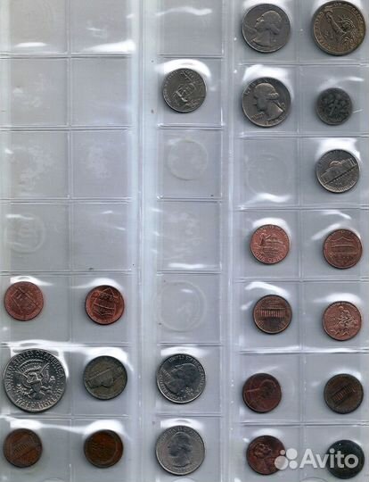 Монеты Канады и США