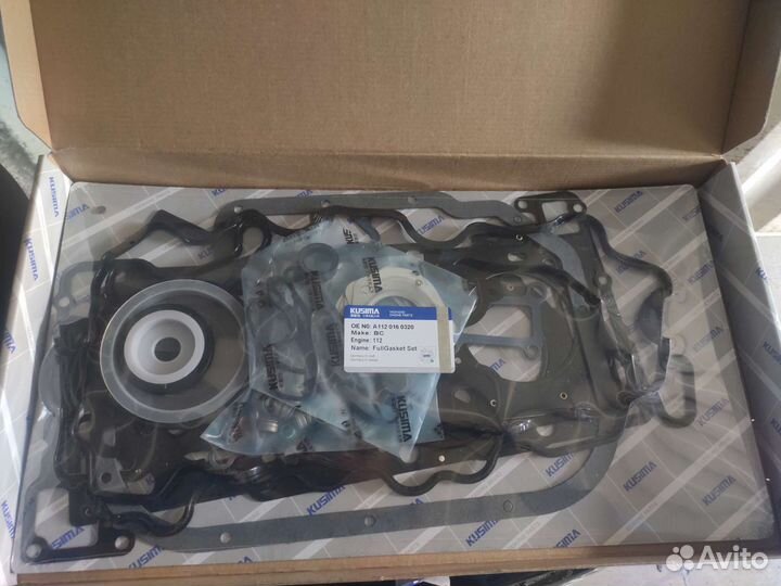 Ремкомплект прокладок двс MB M112 3.2L