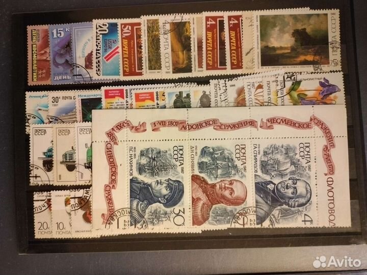 Почтовые марки СССР и России