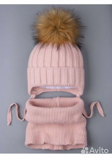 Шапка и снуд для девочки