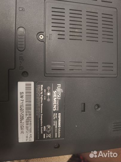 Ноутбук fujitsu siemens