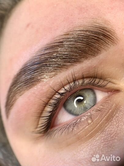 Долговременная укладка бровей ламинирование ресниц