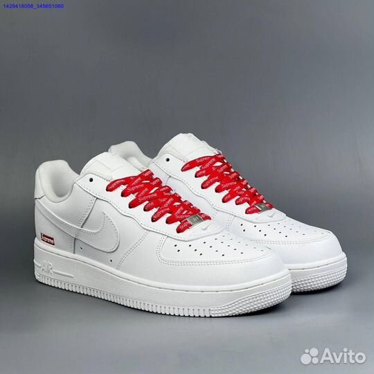 Кроссовки Nike Air Force 1 Low & Supreme (Арт.12347)