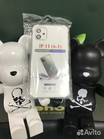 Чехол прозрачный с защитой углов iPhone 11