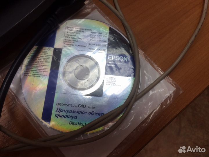 Принтер струйный epson C40UX на запчасти