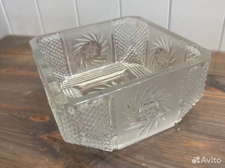 Конфетница /салатник хрусталь СССР