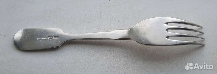 Царская серебряная вилка 84 Морозовъ