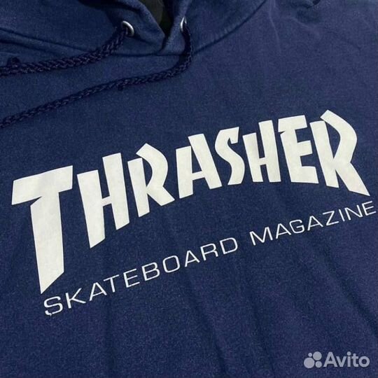 Худи Thrasher синий