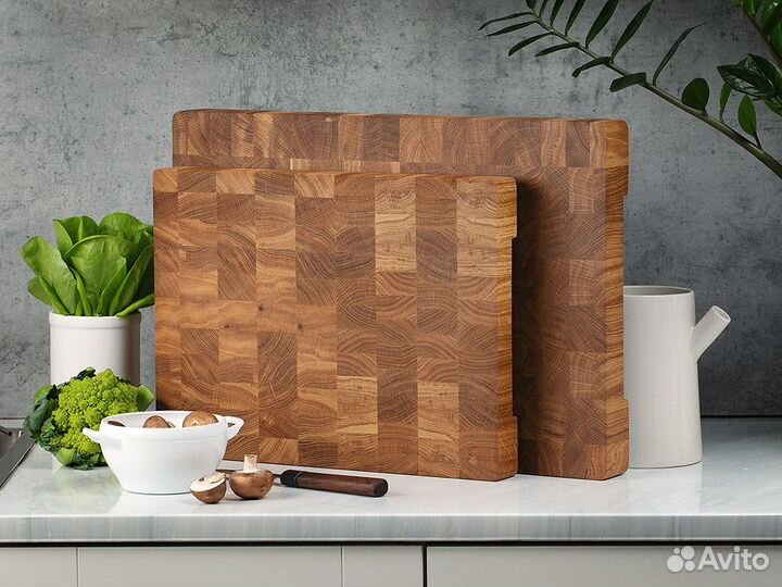 Торцевая разделочная доска, 50х35х5 см
