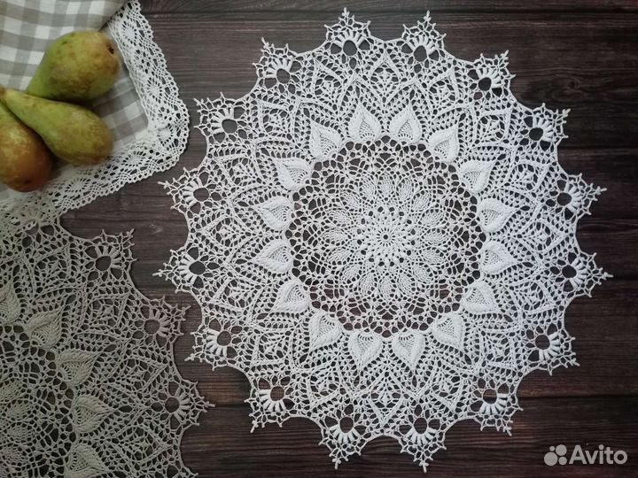 Салфетки вязаные