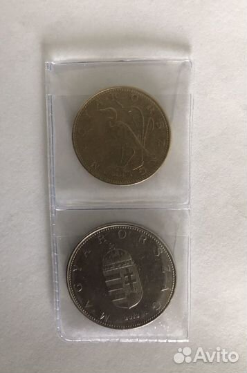 Венгрия монеты 10 и 5 форинтов