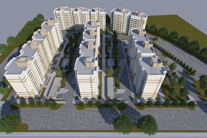 2-к. квартира, 58,2 м², 4/10 эт.