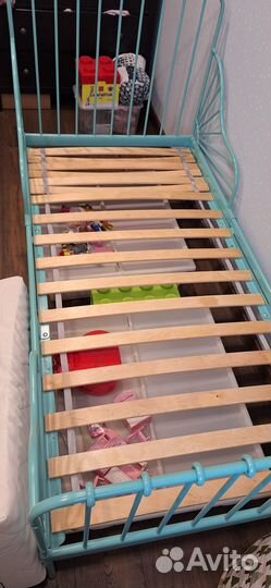 Детская кровать IKEA Minnen раздвижная