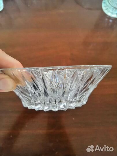 Пепельница, конфетница, поднос стеклянный