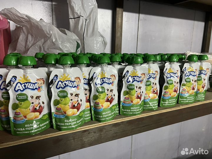 Фруктовое пюре Агуша