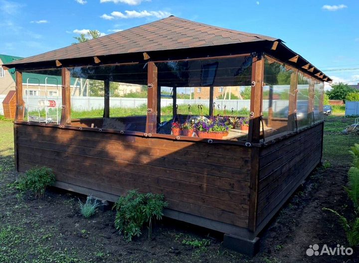 Мягкие окна для террас