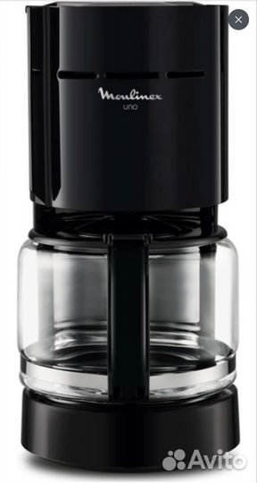 Кофеварка капельная Moulinex Uno FG121811, черный