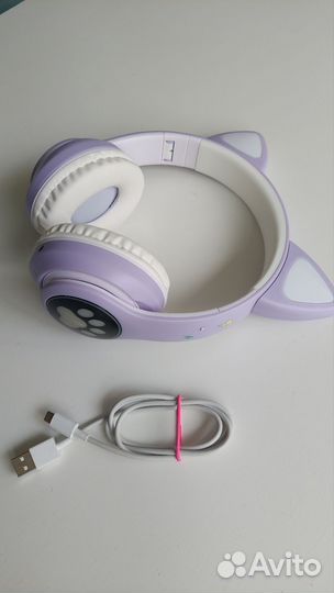 Наушники детские беспроводные кошечка