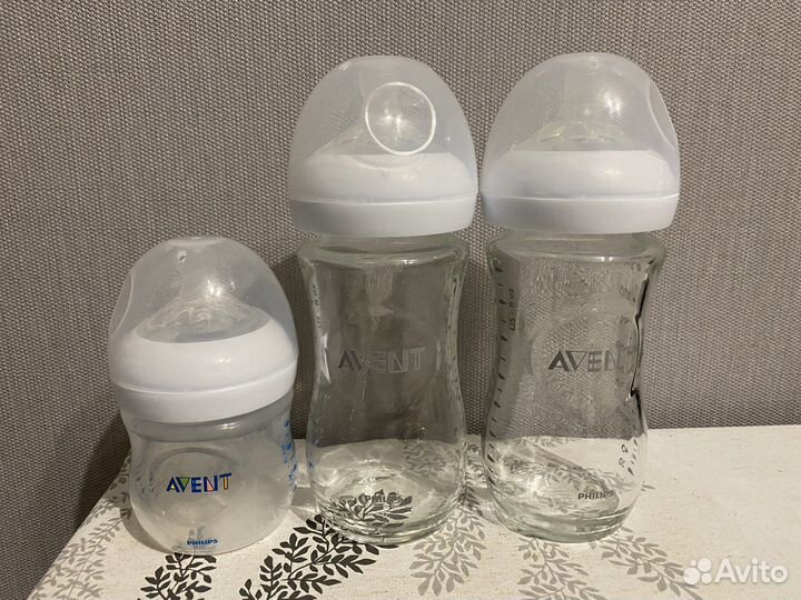 Бутылочки avent стекло