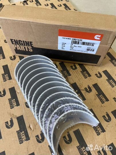 Вкладыши шатунные (комплект) Cummins 6CT L ISC ISL