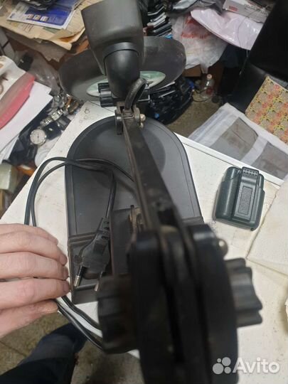 Лампа лупа настольная(не светит)