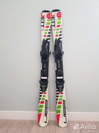 Детский горнолыжный комплект лыжи 100,ботинки 19.5