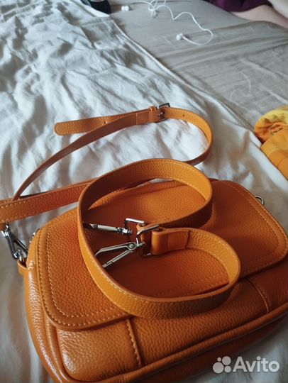 Сумка кросбоди нат. кожа