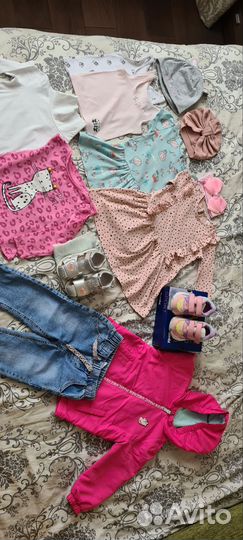 Вещи пакетом для девочки 92 98